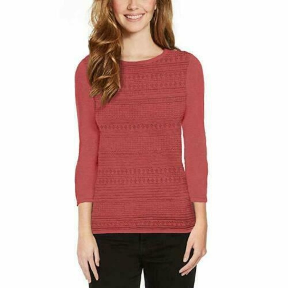 Women's BUFFALO DAVID BITTON 3/4 Sleeve Sweater